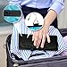 Tidybagz | Jewelry Roll Bag | Travel & Home Organizer | Safe, Elegant, Zippered Solution To Jewelry Organization | Large 7 Compartment Roll Bag