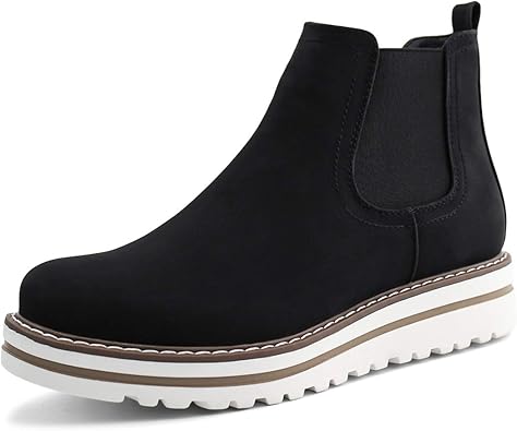flat chelsea ankle boots womens