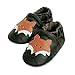 iEvolve Cute Fox Baby Shoes Baby Toddler Soft Sole Prewalker First Walker Crib Shoes Baby Moccasins(Dark Brown, 12-18 Months)