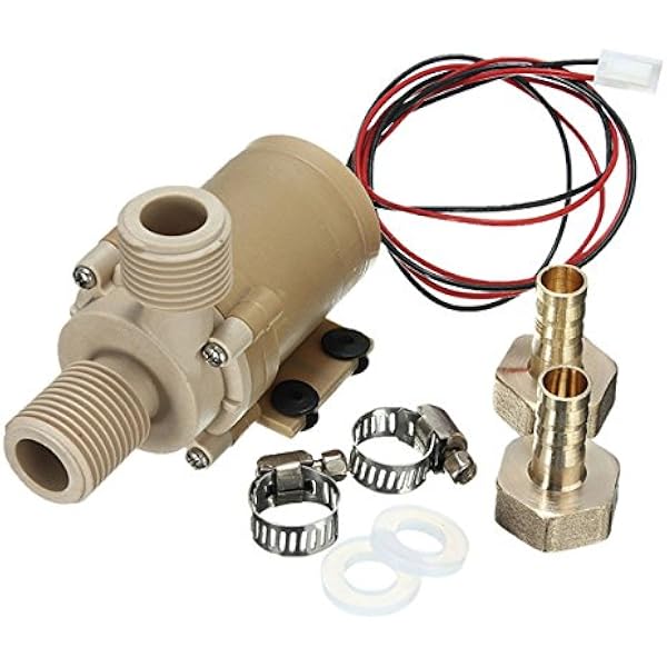 DC 12V Solar Hot Water Circulation Pump Brushless Motor Water Pump :  Amazon.ca: Patio, Lawn u0026 Garden