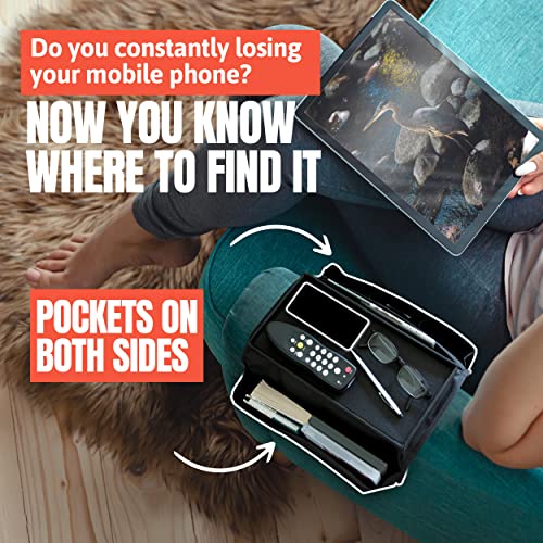 Armchair Caddy, TV Remote Control Holder for Couch Arms 5 to 6 Inches