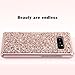 UrbanDrama Note 8 Case, Galaxy Note 8 Case, Bling Sparkly Rhinestone Dual Layer Shockproof Hybrid Hard PC Soft TPU Protective Case Cover for Samsung Galaxy Note 8, Rose Gold