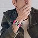 Bandx Sport Band Compatible with Smart Watch Band, Soft Silicone Replacement Bands Compatible with Iwatch Series 5,4,3,2,1 (38mm(40mm)-S/M, Barbie Pink)
