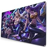 Large Gaming Mouse Pad for kda Akali Evelynn ahri