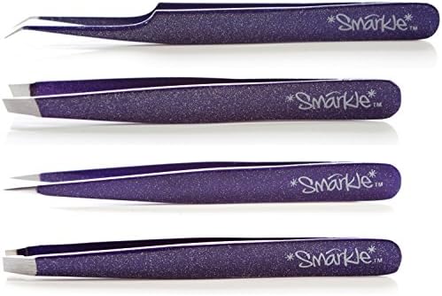 Professional Tweezer Pack 4 Tweezers Set Ingrown Hair Remover
