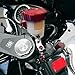Aluminium Reservoir Cap Round Front Brake Red