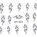 Sandistore Fashionable Water Transfer Slide Decal Sticker Nail (XF1423)
