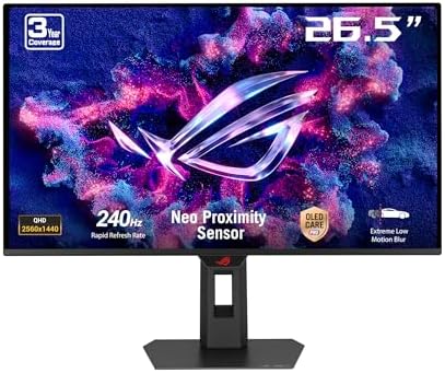 ROG Strix XG27AQDMES 27 Zoll QHD 240Hz OLED Gaming Monitor QD-OLED