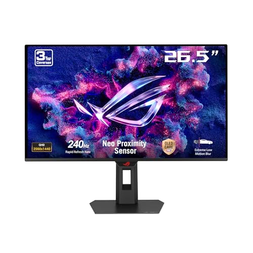 ROG Strix XG27AQDMES 27 Zoll QHD 240Hz OLED Gaming Monitor QD-OLED