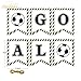 NICROLANDEE Soccer Party Decorations Package Goal Party Banner Hanging Paper Lantern Tissue Flowers Pom Poms Honeycomb Ball for World Cup Soccer Sports Themed Birthday Party Decor Kit