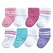 8-Pack Newborn Baby Socks, Girl assorted colors,0-6 Months