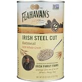 Flahavan's Irish Steel Cut Oatmeal Tin, 28-ounces (Pack of 6)