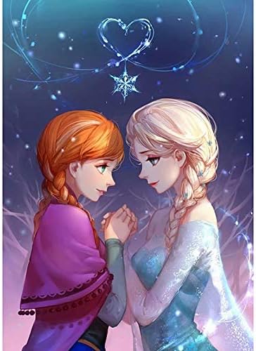 DIY Full Diamond Painting Cross Stitch kit for Adults Home Decoration Frozen Snow and Ice Princess