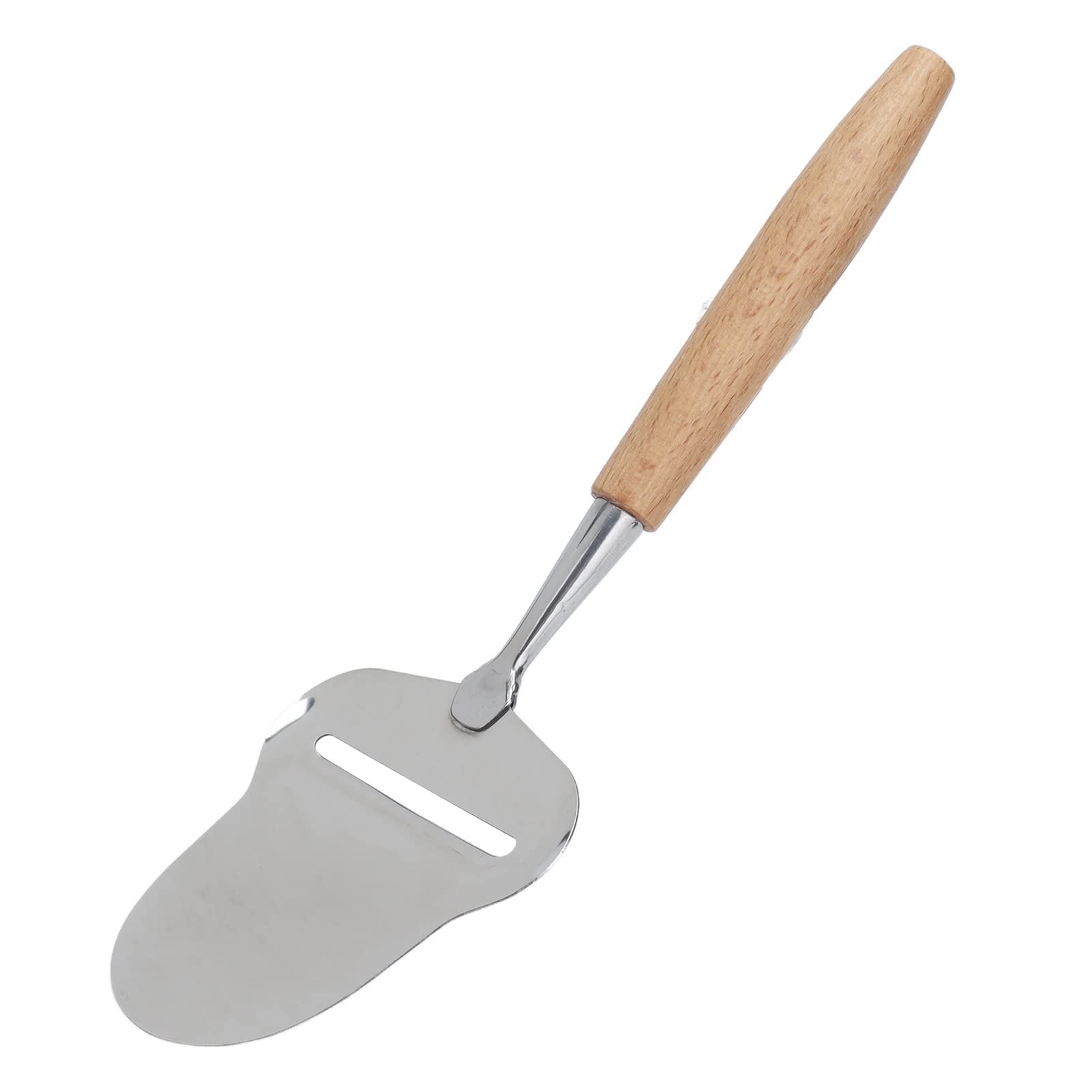 Cheese Slicer,Cheese Butter Slicer Scraper Server,Manual Cheese Slicer Grater Peeler Plane with Wooden Handle Stainless Steel Sharp Blade Cheese Plane for Cheeses, Citrus and Hard Vegetables