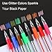 TANMIT Glitter Gel Pens, Glitter Pen with Case for Adults Coloring Books, Artist Colored Gel Markers with 40% More Ink for Drawing Scraobooking Writing Doodling