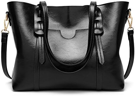womens black leather handbags