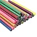 Dreamtop 30X Glitter Adhesive Glue Sticks Craft Hot Glue for Hobby Crafting Woodworking Glue Gun (7x100mm)