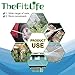TheFitLife Best Expandable Garden Hose - 25/50/75/100 Feet Strongest Triple Core Latex and Solid Brass Fittings Free Spray Nozzle 3/4 USA Standard Easy Storage Kink Free Flexible Water Hose (100 Feet)