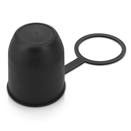 kwmobile Anhängerkupplung Schutzkappe mit Sicherungsring - Abdeckkappe für 50mm Kugelkopf Anhänger Kupplung - Kappe Anhängeku