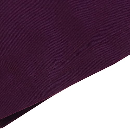 Unisex Surgical Scrub Cap Round Cotton Doctor Nurse Cap Surgery Hat (Purple)