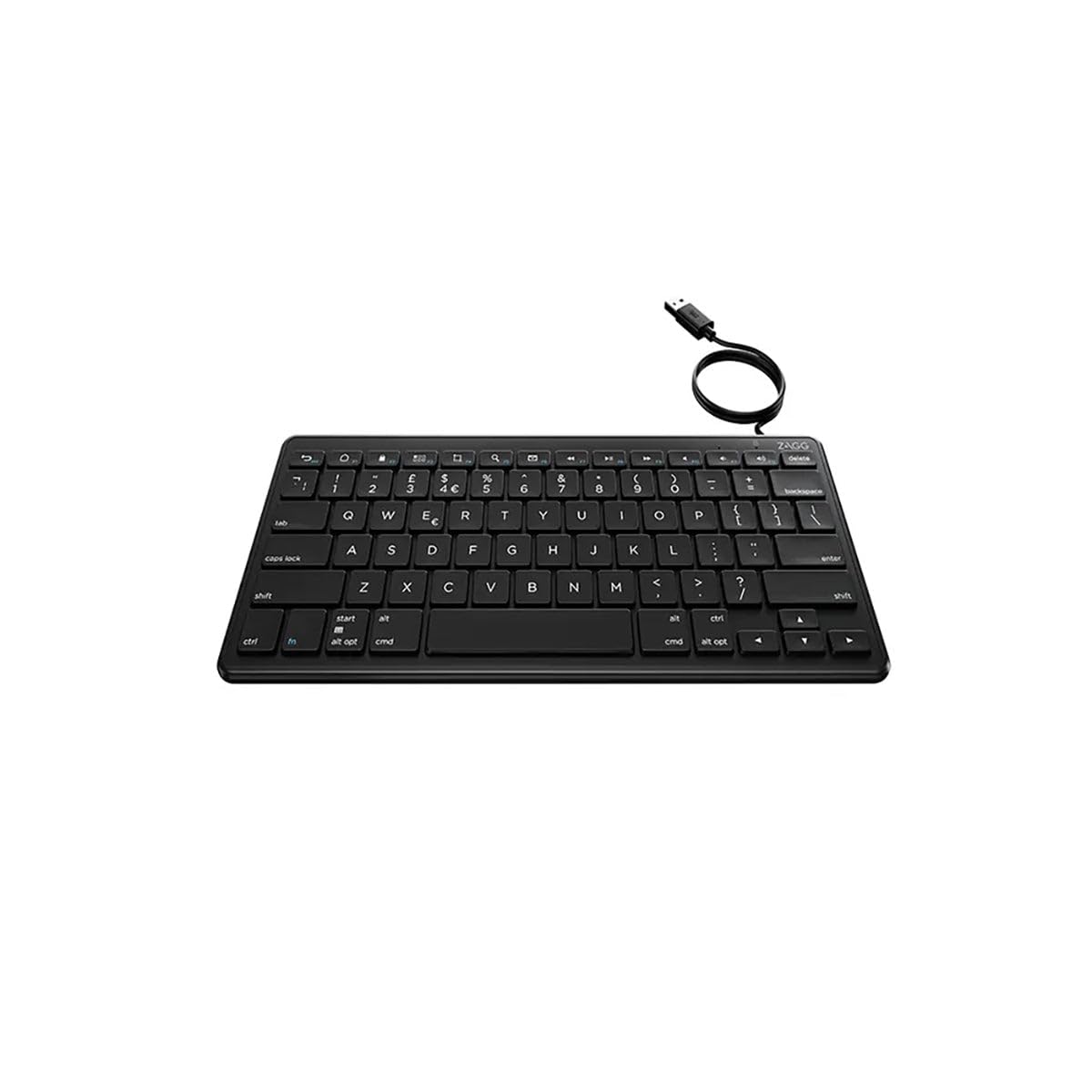 Zagg Universal Keyboard USB a wired KB UK English