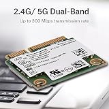 Garsent Mini PCI-E WiFi Card 2.4G 5G Dual-Band 300Mbps Wireless 802.11 A/B/G/N view 3