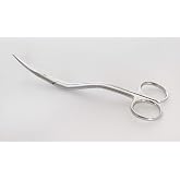 Mazbot 6 Inch Bent Handle Curved Embroidery Scissors---Perfect for Machine Embroidery