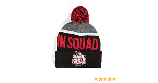DC Comics Suicide Squad Pom Pom Beanie 