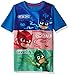 PJ MASKS Little Boys' Short Sleeve Tee Shirt, Multi, 7