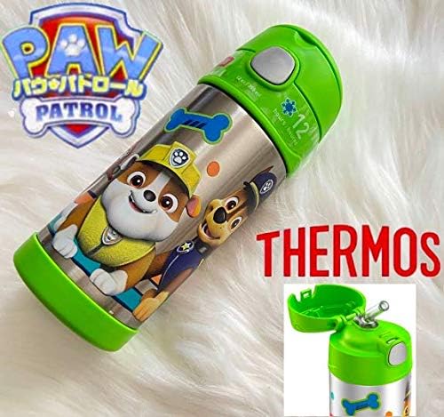 パウパトロール 水筒 ステンレスボトル 海外限定 サーモス製 ストローボトル 直営ストア Patrol 保冷 Paw