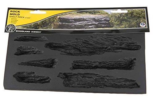 WOODLAND SCENICS C1247 Rock Mold Shelf Rock