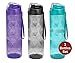 MILTON Sports Water Bottle 3 Pack -35 oz Large Water Bottle for Adults-Leakproof BPA-Free Wide-Mouth w/Strap Carry Handles for Men & Women Cycling Camping Gym Hiking Yoga Fitness