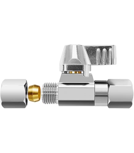 1 4 Valvola Di Arresto Dell'angolo Di Rotazione - Foto 2