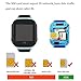 Hizek Smart Watch for Kids, GPS Tracker with SIM Calls Wireless Anti-Lost SOS Bracelet Children Girls Boys Holiday Birthday Gifts for iPhone Android Smartphone Blue