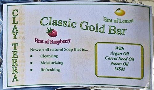 MSM Neem Cleansing Moisturizing Bar- Classic Bar Soap by Clay Terra (2 pack)