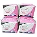 VLOVE Ultra Thin Feminine Pads for Women Regular Scented with Wings,Patented Anion Strip,High Absorbency-40Count (Pack of 4)
