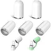 DAXINGXING Magnetic Replacement for Apple Pencil Cap (5 PCS) | Apple Pencil Cap for Apple Pencil 1st Generation with Silicone Protective Cap Sleeve,Anti-toss Pen Cap Sleeve
