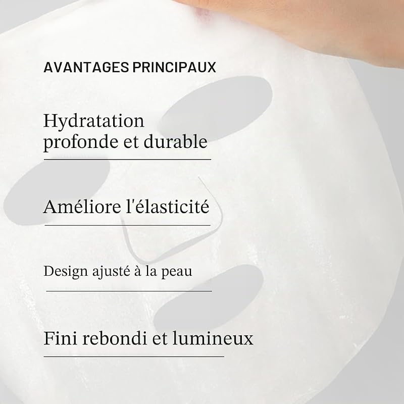 d'Alba Masque Nourrissant à la Truffe Blanche Italienne, Soin Coréen Végétalien pour la Peau, Masque en Feuille Nourrissant pour Peaux Sèches et Fatiguées, Masque d’Hydratation profonde