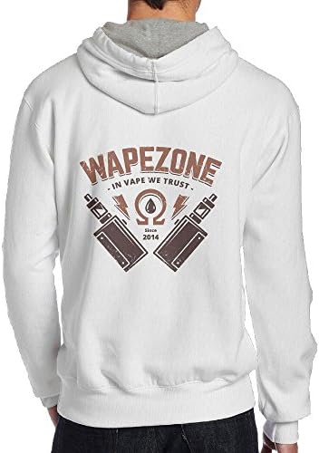 LawrenceOnions Wapezone In-Vape-We-Trust Mens Funny Novelty Gift Idea Gift Funny T Shirt White L