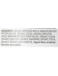 Polvo de proteína de arroz orgánica Growing Naturals, chocolate, 33,6 onzas.