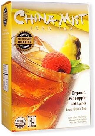 Organic Pineapple Iced Black Tea Filter Bags (Single Box)