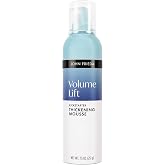 John Frieda Volume Lift Kickstarter Thickening Mousse, 7.5 oz | Fine Hair Formula, Boosts Volume, Thickening Effect, Lightweight Hold, Fuller-Looking Style
