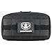 Barbarians Tactical MOLLE Utility Pouch Compact Horizontal, EDC Multi-Purpose Admin Pouch Bag Black