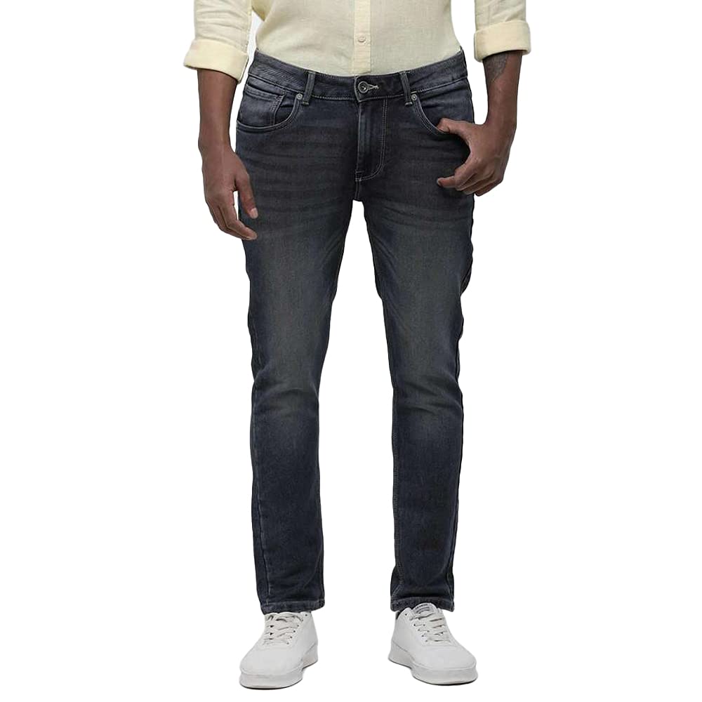 Buy VOI Jeans Dark Tone Polyester Cotton Skinny Fit Mens Jeans