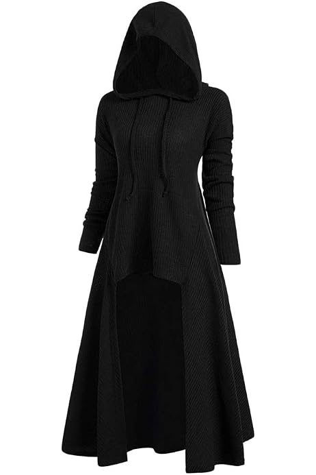 Womens Renaissance Costumes Hooded Robe 
