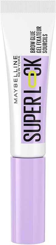 New York Augenbrauengel, Für definierte Augenbrauen, Starker Halt ohne abzublättern oder zu kleben, Integriertes Styling-Bürstchen, Super Lock Brow Glue, Transparent, 8 g