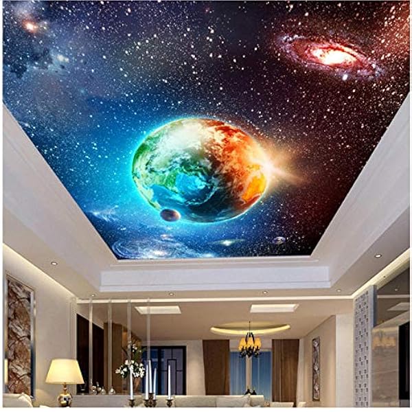 Xbwy 装飾壁画 カスタム壁画壁紙天井ゼニスコンチネンタルホテルバーktvクラブクラブ天井壁紙