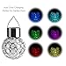 Beinhome 8 Pack Solar Hanging Lights, 7 Color Changing Globe Solar Lantern Waterproof Outdoor Decorative Hanging Ball Lights for Garden Patio Yard Landscape