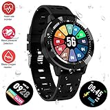 Smart Wristband Non-Bluetooth Pedometer Bracelet Fitness Tracker Smart Watch with Timer Vibration Alarm Step Calories Counter Distance Time / Date for Walk for Kids[Upgrade Version] (Black)