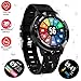 Fitness Tracker Watch, Upgraded IP67 Waterproof HD Color Screen Smart Bracelet, HR/Blood Oxygen/Pressure/Calorie/Sleep Monitor Pedometer Activity Tracker for Android/iOS (1.3